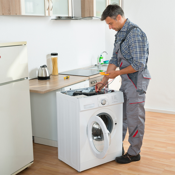 can you walk me through the steps of troubleshooting my washer issue in Stephenson VA